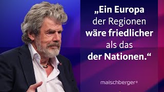 Eine BergsteigerLegende wird 80 Abenteurer Reinhold Messner im Gespräch  maischberger [upl. by Ateuqahs]