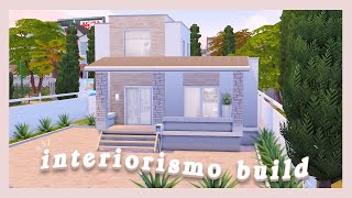 INTERIOR DESIGNERS HOUSE 🎨  Los Sims 4 Interiorismo Speed Build [upl. by Florence664]