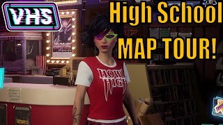 VHS Tour of the Highschool Map  VHS game closed beta [upl. by Heidie658]