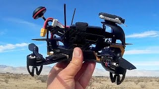 Walkera F210 Racing Drone Flight Test Review [upl. by Retnuh]