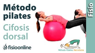 Ejercicios de Pilates para corregir la cifosis dorsal [upl. by Nickelsen]