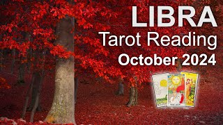 LIBRA TAROT READING quotA DEPARTURE AN ARRIVAL amp A GOLDEN GIFTquot October 2024 october2024 tarot [upl. by Iretak855]