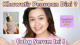 SERUM ANTI AGING INI BAGUS BUAT INVESTASI JANGKA PANJANG  AURA BRIGHT ULTIMATE ANTI AGING SERUM [upl. by Airotahs]