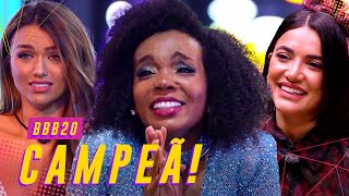 THELMA CAMPEÃ O DISCURSO EMOCIONANTE DA FINAL DO BBB20 😭💛  BIG BROTHER BRASIL 20 [upl. by Habeh]