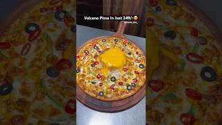 Most Viral Volcano Cheesy Pizza🥵youtubeshorts trending viralvideo pizza volcano streetfood [upl. by Allemaj]