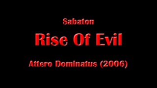 Sabaton  Rise Of Evil Lyrics English amp Deutsch [upl. by Ecadnac630]