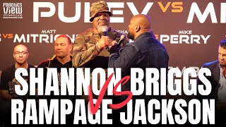 Shannon Briggs amp Rampage Jackson EPIC Exchange on Mixed Martial Arts vs Boxing Future Fight [upl. by Babs20]