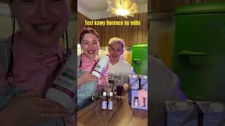 Test kawy od Florence by mills ☕️ beauty makeup hair florence vlog milliebobbybrown [upl. by Anaiad671]