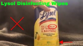 ✅ How To Use Lysol Disinfecting Wipes Review [upl. by Palm]