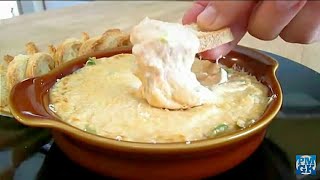 Crab Dip  Cold and Hot Baked Recipe  PoorMansGourmet [upl. by Otreblide]