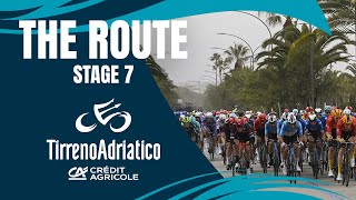 Tirreno Adriatico 2024  Tappa 7 il percorso [upl. by Mclyman275]