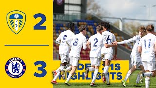 Highlights Leeds United U21 23 Chelsea U21  Premier League Cup quarterfinal [upl. by Aivatan]