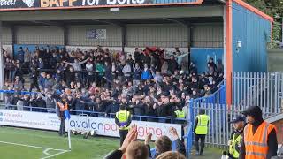 Rochdale Schooligans arrive and waddle over to the Oldham Athletic supporters 21st October 2023 [upl. by Notsuh]