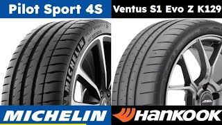 Michelin Pilot Sport 4 S vs Hankook Ventus S1 Evo Z K129 [upl. by Hennebery]