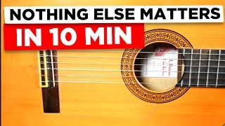 Gitarre lernen für Anfänger  Nothing else matters  einfach erklärt [upl. by Jenelle]