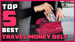 Best Travel Money Belts in 2023  Review and Buying Guide  Don’t Buy Before Watching This [upl. by Felizio]