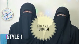 niqab tutorialلفات نقاب [upl. by Odama]