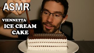 ASMR Viennetta icecream cake Crunchy chocolate EATING SOUNDS No talking 4K  Iberian ASMR [upl. by Carie899]