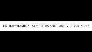 STAHLS  CH 5  PART 5  EXTRAPYRAMIDAL SYMPTOMS AND TARDIVE DYSKINESIA psychiatrypharmacology [upl. by Qifar]