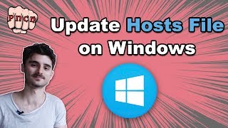 Edit hosts file windows 10 amp 8  Windows hosts file location [upl. by Eberto789]