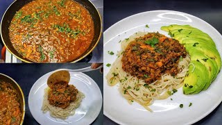 Minced meat sauce  How to cook minced meat  Minced meat recipe [upl. by Nirat]