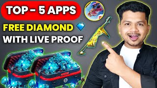 Top 5  Free Fire Diamond App  how to get free diamonds in free fire  free diamond app 2024 [upl. by Asssilem]