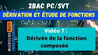 Dérivée de la fonction composée — Dérivation et étude de fonctions — 2BAC PCSVT [upl. by Eytak230]