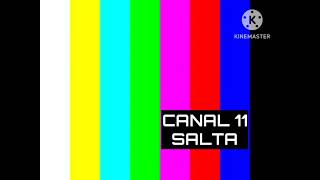 Montaje Cierre Transmisión Canal 11 Salta Septiembre 2001 [upl. by Ahtiekal]