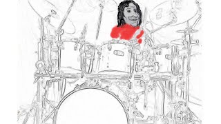 Drumming along with Cozy Powell [upl. by Nomma87]