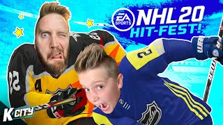 NHL 20 HITFEST Little Flash vs DadCity on KCITY GAMING [upl. by Jeramey]