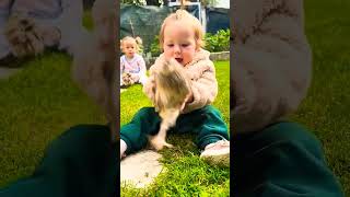 baby playing with bird foryou growth fyp fypシ゚viral [upl. by Edveh]