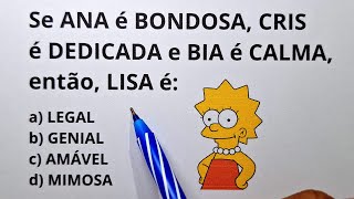 5 QUESTÕES DE RACIOCÍNIO LÓGICO  Nível 1  ProfMarcelo [upl. by Sivie]