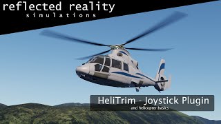 HeliTrim  Flying XPlane Helicopters with basic controls [upl. by Ecinad483]