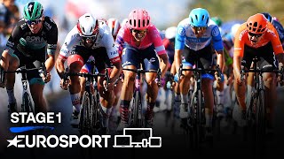 Tirreno Adriatico 2020  Stage 1 Highlights  Cycling  Eurosport [upl. by Snah]