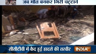 VIDEO Massive Landslide Hit Gurdwara Manikaran Sahib in Himachal Pradesh  India TV [upl. by Dominick]