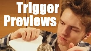 ASMR Trigger Previews for upcoming videos Obviously [upl. by Busch]