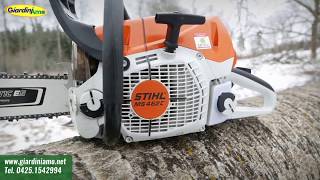 STIHL MS 462 la più leggera motosega professionale nella classe da 70cm3 [upl. by Nonnaihr703]