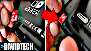 Nintendo Switch  Speicherkarte einsetzen  Micro SD Karte einsetzen  Speicher erweitern Nintendo [upl. by Yelrak]