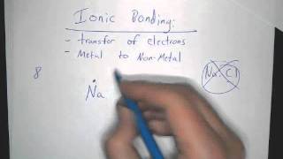 Ionic Bonding Explanation Simple [upl. by Eeralih]