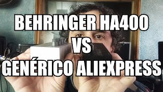 Amplificador de Fone Behringer ha400 vs Generico Chinês Aliexpress [upl. by Bael]