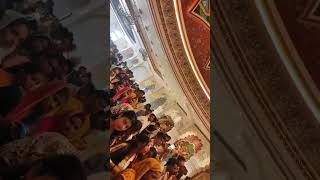 Iskcon temple rohini Full address in description temple shorts shortsviral [upl. by Coralyn]