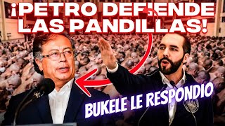 Presidente de Colombia salio a Defender a las Pandills y Bukele le Contesto [upl. by Notsek]