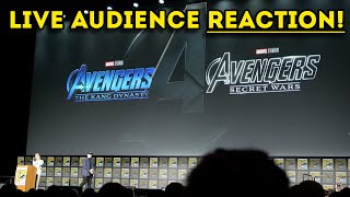 MARVEL COMICCON 2022 FULL ANNOUNCEMENT AUDIENCE REACTION [upl. by Eseekram]