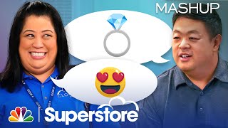 Sandra and Jerrys Love Story  Superstore [upl. by Renruojos910]