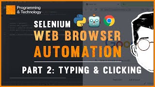 Click Buttons and Type with Selenium  Python Selenium Tutorial Part 2 [upl. by Oinotnas]