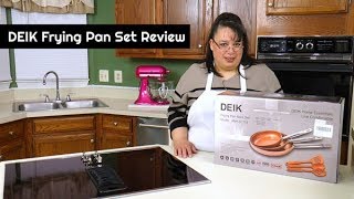 DEIK Ceramic Copper Frying Pan Set Review  Nonstick Cookware Frying Pan  Amy Learns to Cook [upl. by Nicoli]