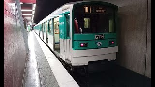 Métro Ligne 10🚇MF 67 RATP 🔊Annonces sonores   Boulogne  Pont de SaintCloud➡️Gare dAusterlitz [upl. by Laertnom]