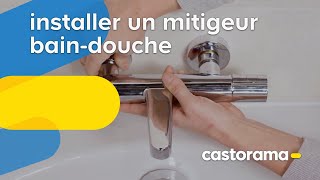 Comment installer un mitigeur bain douche  Castorama [upl. by Atelahs]