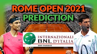 Rome Open 2021  Prediction [upl. by Harima]