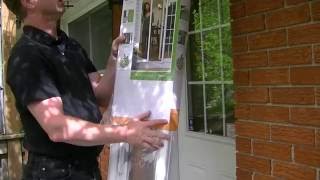 ODL Brisa retractable screen door installation [upl. by Zohara185]